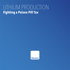 AMERICAN LITHIUM PRODUCTION FIGHTING A POISON PILL TAX - EnergySource Minerals with Davies Public Affairs
