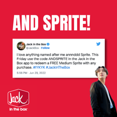 And Sprite! - Jack in the Box with Small Girls PR