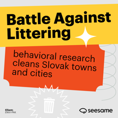 Battle Against Littering: behavioral research cleans Slovak towns and cities  - ENVI-PAK with Seesame