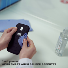 Cat phones: The Plus in Smartphone Hygiene - Bullitt Group with Archetype Agency GmbH