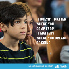 It doesn't matter where you come from, it matters where you dream of going - Teach for Romania with Graffiti PR
