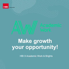 Make growth your opportunity! - Academic Work with HBI Helga Bailey 