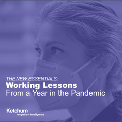 The New Essentials: Working Lessons from a Year in the Pandemic - Ketchum with 