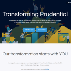 Transforming Prudential: How 20,000 employees changed a company’s course - Prudential Financial with 