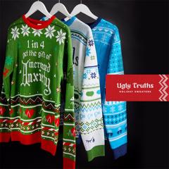 Ugly Truths Holiday Sweaters - Canadian Mental Health Association with Citizen Relations