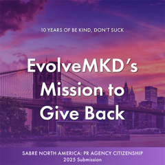 10 Years of Be Kind, Don't Suck: EvolveMKD's Mission to Give Back - EvolveMKD with 
