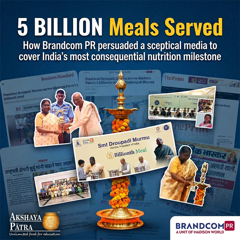 5 Billion Meals by Akshay Patra - The Akshaya Patra Foundation with Brandcom PR