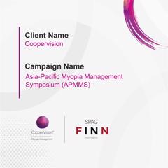 Asia-Pacific Myopia Management Symposium (APMMS) - CooperVision with SPAG - A FINN Partners Company