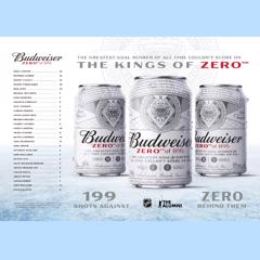 Budweiser Zero - King of Zero - Labatt Breweries of Canada with Veritas Communications Inc., Anomaly, Starcom
