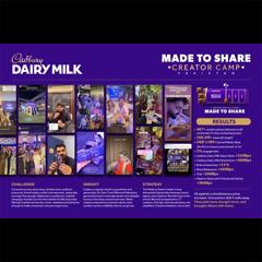 Cadbury Dairy Milk Pakistan - Made to Share Creator Camp - Cadbury Dairy Milk Pakistan with Ogilvy Pakistan - PR&I