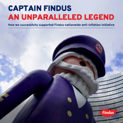 Captain Findus, an unparalleled legend - FINDUS with INC - Istituto Nazionale per la Comunicazione