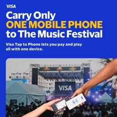 Carry Only ONE MOBILE PHONE to The Music Festival - Visa Taiwan with SpringTrees Technology