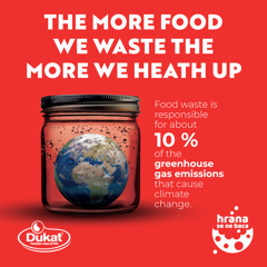 Don’t waste food - Dukat with 404 d.o.o.