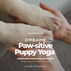 DREAME Paw-sitive Puppy Yoga Community Activation - DREAME with muse per se