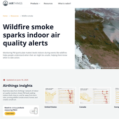 Helping Canada Breathe Better - Airthings with Cliffhanger