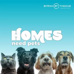 Homes Need Pets - Byron Thomas Properties with Clockwork