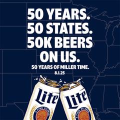 Miller Lite 50th Anniversary Toast - Molson Coors with Phaedon