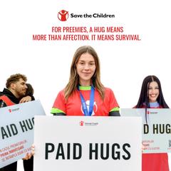 PAID HUGS - SAVE THE CHILDREN ROMANIA with GOLIN ROMANIA
