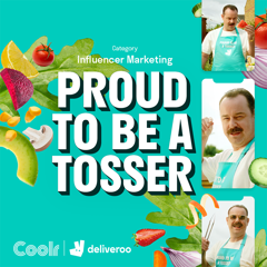 Proud to be a Tosser - Deliveroo with Coolr