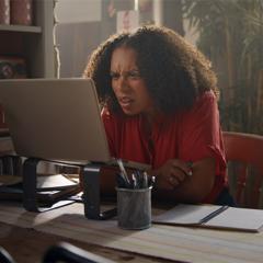 Resting Squint Face - Specsavers  with Golin