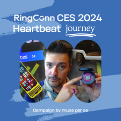 RingConn CES 2024 Heartbeat Journey - RingConn with muse per se