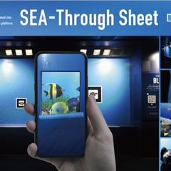 SEA-THROUGH SHEET - Kaiyukan Aquarium with Hakuhodo INC. , Hakuhodo Product's , OZMA INC. , GUMI INC.