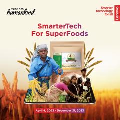 SmarterTech for SuperFoods - Lenovo Work for Humankind Campaign - Lenovo India with The PRactice