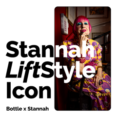 Stannah LiftStyle Icon - Stannah with Bottle