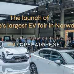The launch of Europe's largest EV fair – eCarExpo Oslo - eCarExpo with PR-operatørene