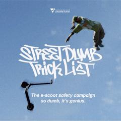 The Street Dumb Trick List – e-scoot campaign so dumb, it’s genius - The Finnish Road Safety Council   with SEK Helsinki