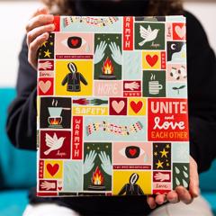 Wrapped In Kindness: gift-wrap that helped keep refugees warm - UK for UNHCR with SHOOK